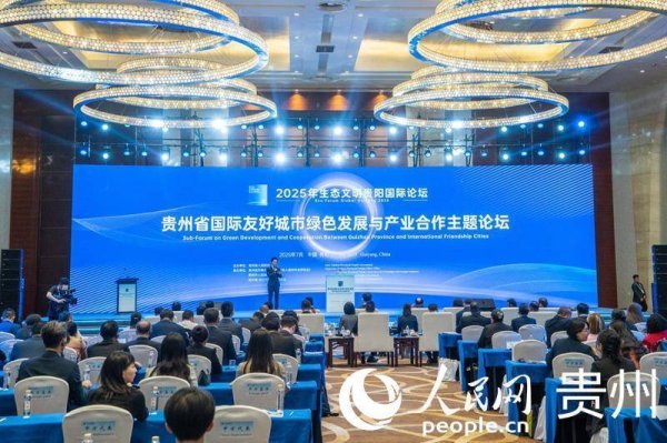 米配资 贵州省国际友好城市绿色发展与产业合作主题论坛举行