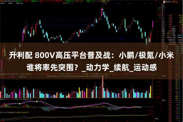 升利配 800V高压平台普及战：小鹏/极氪/小米谁将率先突围？_动力学_续航_运动感