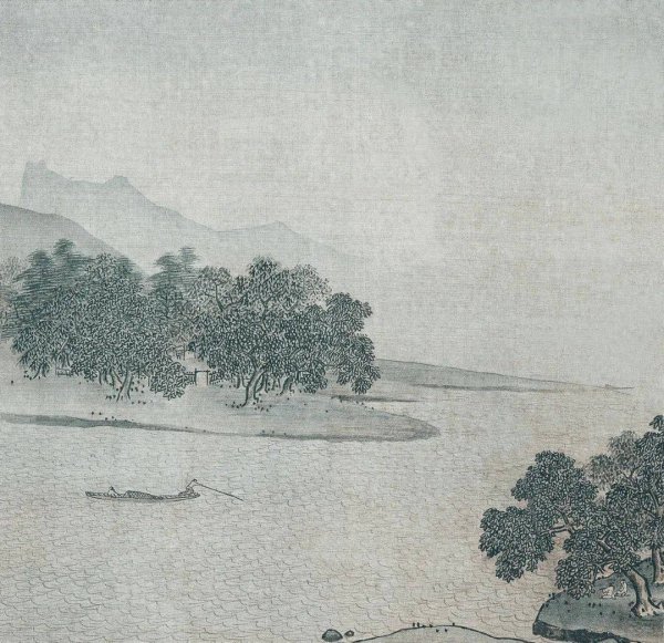 鸿牛配资 宋 佚名《江村图》赏析